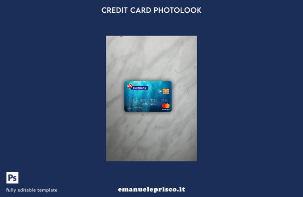 stile verificato Grecia Eurobank ergasias mastercard modello frontale photolook